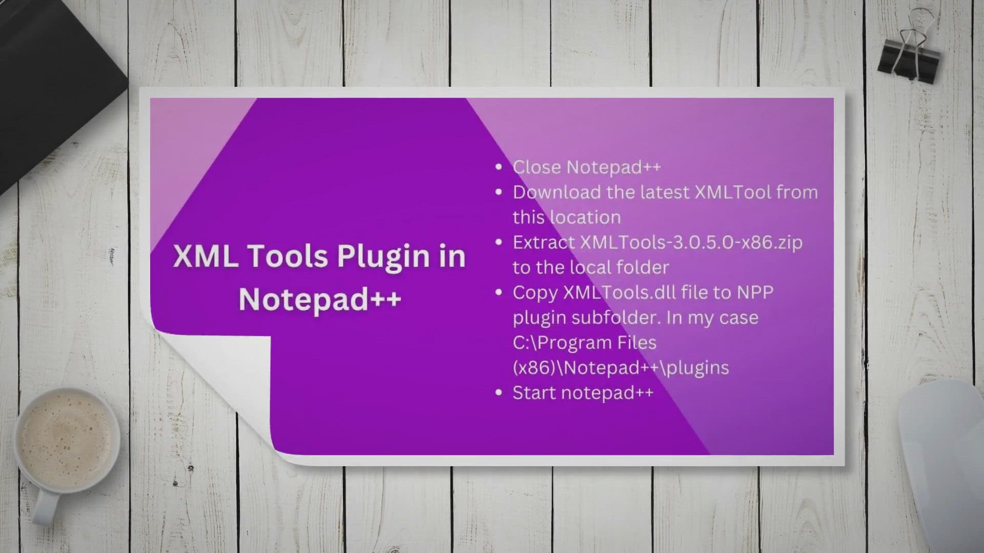 XML Tools Plugin For Notepad++ - Features, Download, How To Install