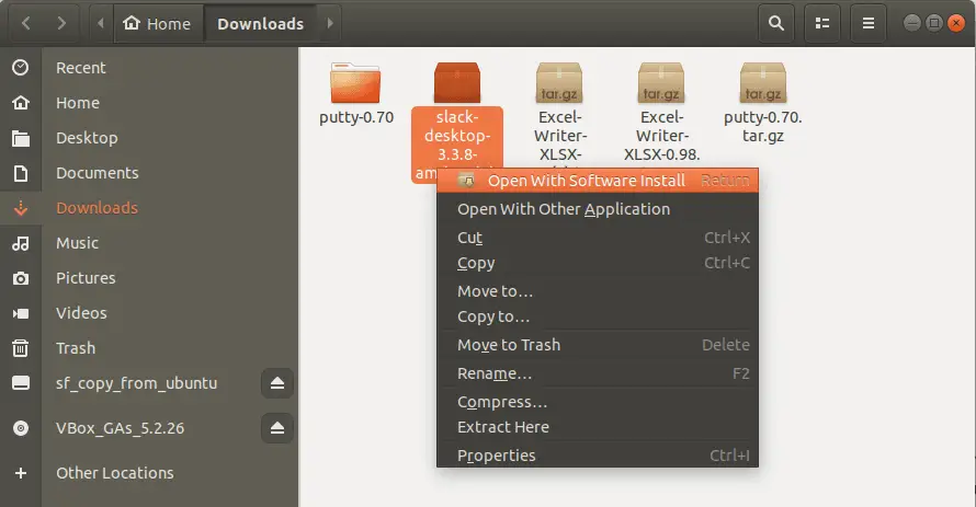 install slack ubuntu command line