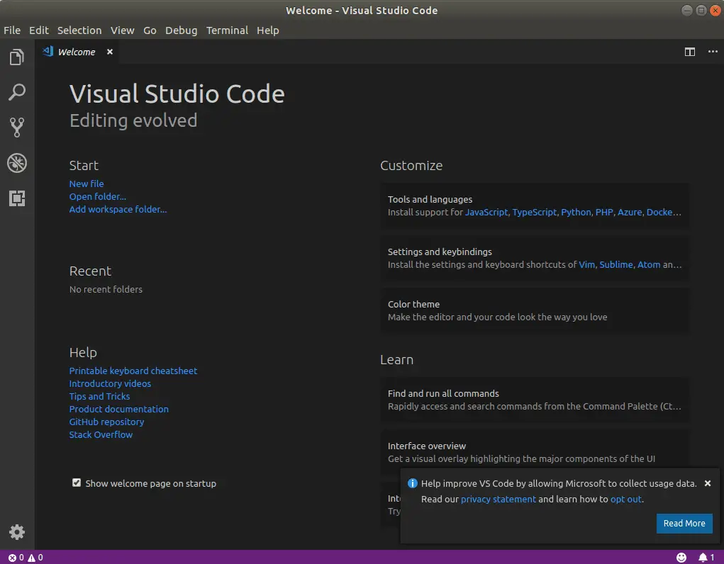 vs code download ubuntu 18.04