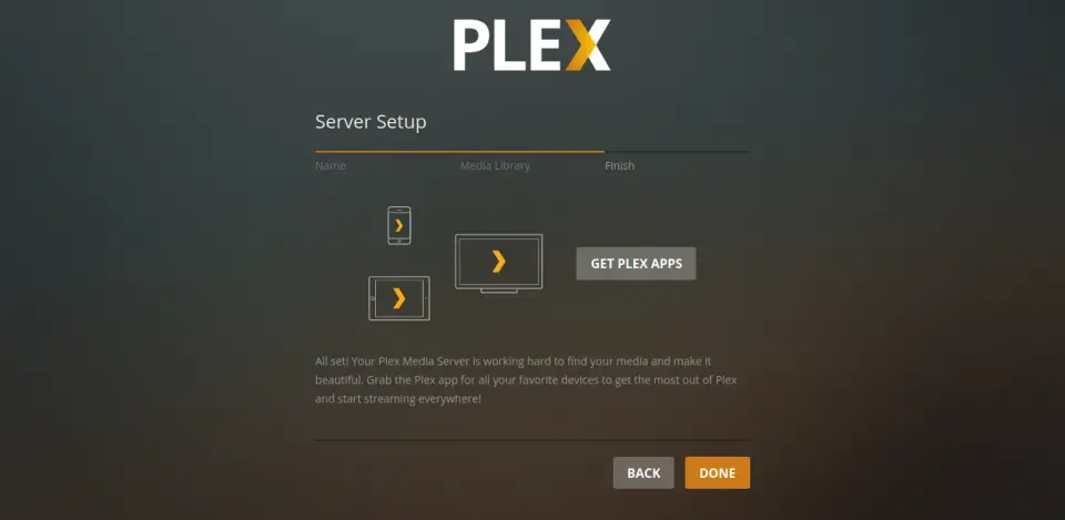 ubuntu plex media server folder