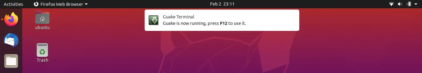 installing guake terminal on ubuntu