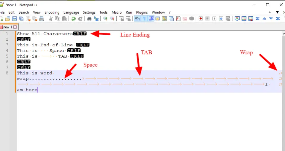 How To Find Hidden Special Characters In Notepad